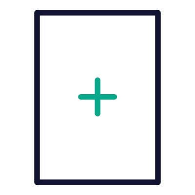 File Plus, Animated Icon, Outline