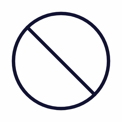 Restriction, Animated Icon, Outline