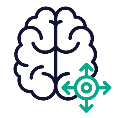 Distraction, Animated Icon, Outline