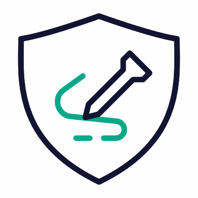 Shield Resistance, Animated Icon, Outline