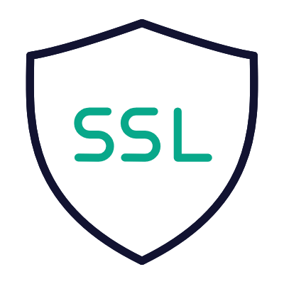 Shield SSL, Animated Icon, Outline