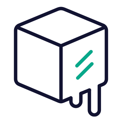 Ice Cube, Animated Icon, Outline