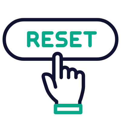 Reset Button, Animated Icon, Outline