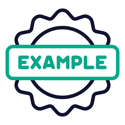 Badge Example, Animated Icon, Outline