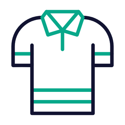 Polo Shirt, Animated Icon, Outline