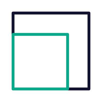 Squares Scale, Animated Icon, Outline