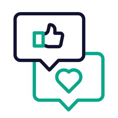 Messages Engagement, Animated Icon, Outline