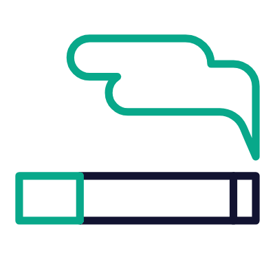 Smoking, Animated Icon, Outline