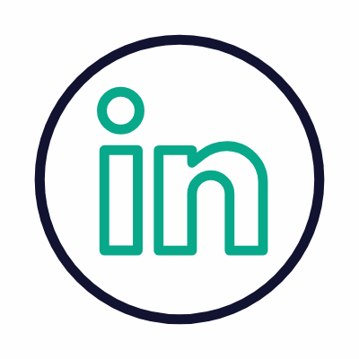 Linkedin, Animated Icon, Outline
