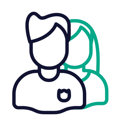Couple, Animated Icon, Outline