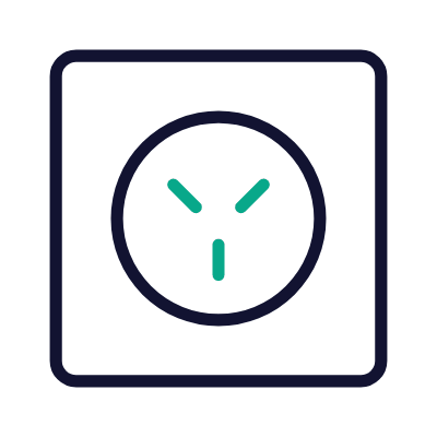 Outlet Type H, Animated Icon, Outline