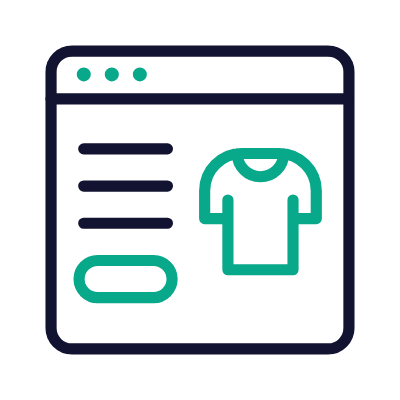 E-Commerce, Animated Icon, Outline