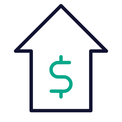 USD Increase, Animated Icon, Outline