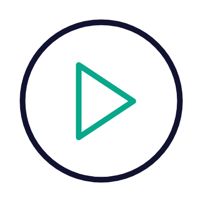 Play Circle, Animated Icon, Outline