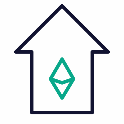 ETH Increase, Animated Icon, Outline