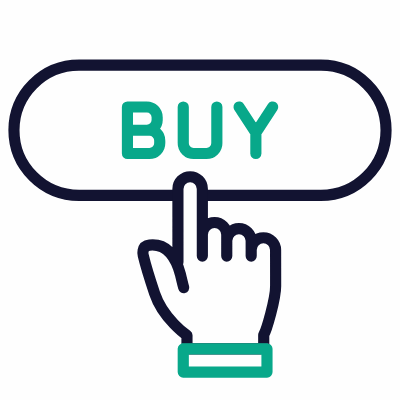 Buy Button, Animated Icon, Outline