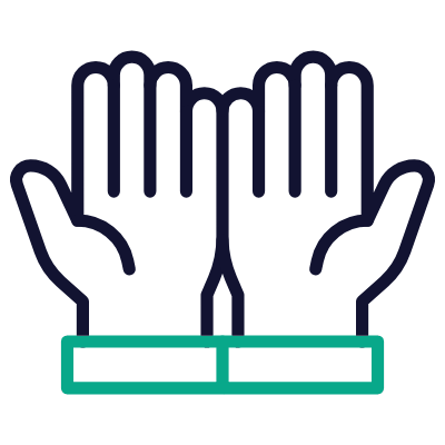 Pray, Animated Icon, Outline