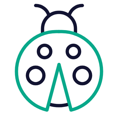 Ladybird, Animated Icon, Outline