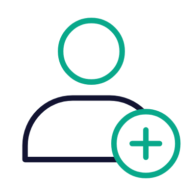 Avatar Plus, Animated Icon, Outline