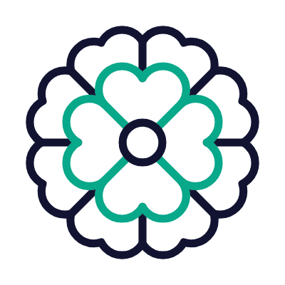 Marigold, Animated Icon, Outline