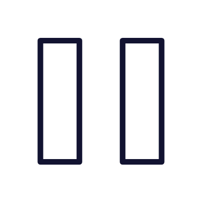Pause, Animated Icon, Outline