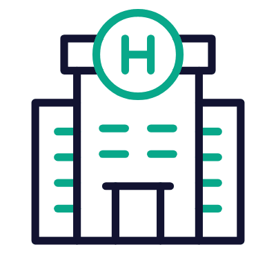 Hotel, Animated Icon, Outline