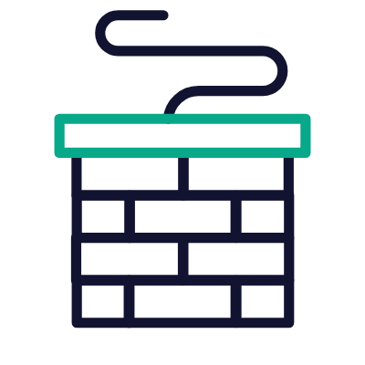 Chimney, Animated Icon, Outline