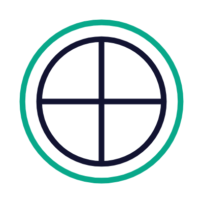 Round Window, Animated Icon, Outline