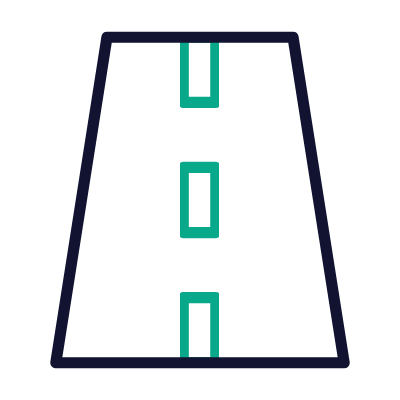 Road, Animated Icon, Outline