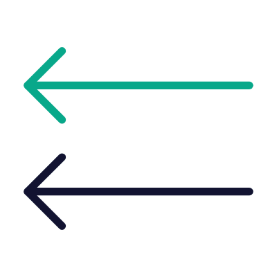 Arrows Left, Animated Icon, Outline