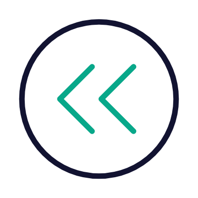 Chevrons Left, Animated Icon, Outline