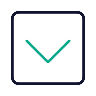 Chevron Down, Animated Icon, Outline