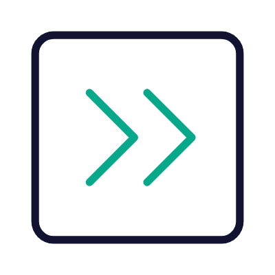 Chevrons Right, Animated Icon, Outline