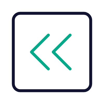 Chevrons Left, Animated Icon, Outline