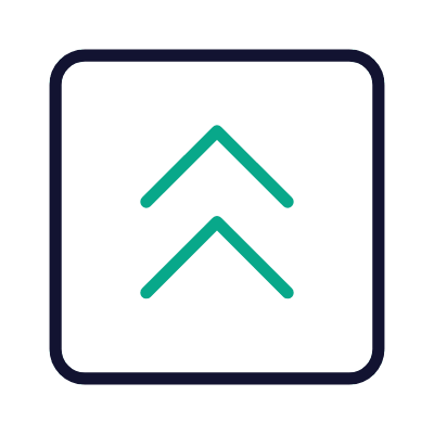 Chevrons Up, Animated Icon, Outline