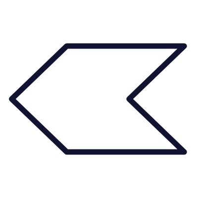 Chevron Left, Animated Icon, Outline