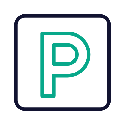 Parking, Animated Icon, Outline