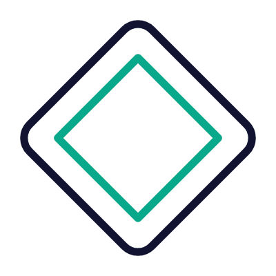 Priority Road, Animated Icon, Outline