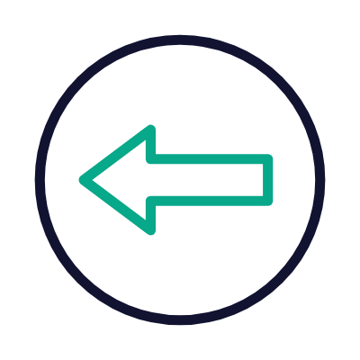 Turn Left, Animated Icon, Outline
