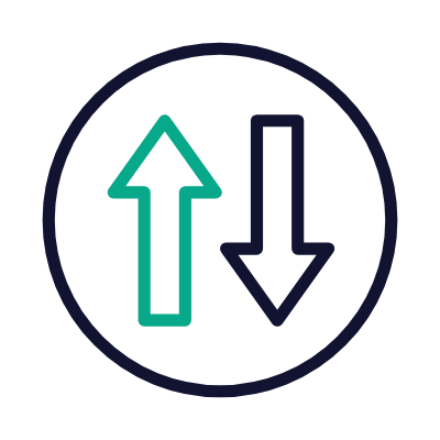 Priority Oncoming, Animated Icon, Outline