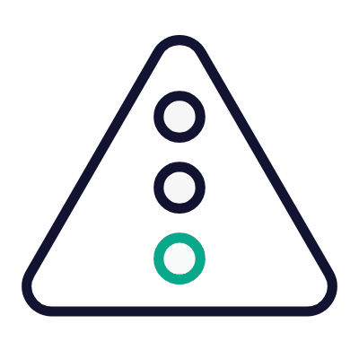 Traffic Lights, Animated Icon, Outline