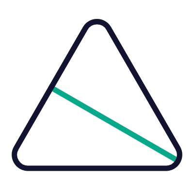 Incline Downwards, Animated Icon, Outline