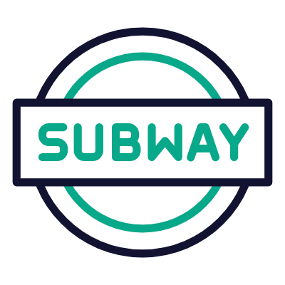 Subway, Animated Icon, Outline