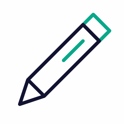 Pencil, Animated Icon, Outline