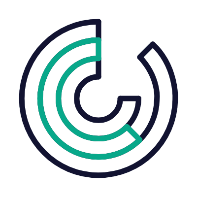 Bar Chart Radial, Animated Icon, Outline
