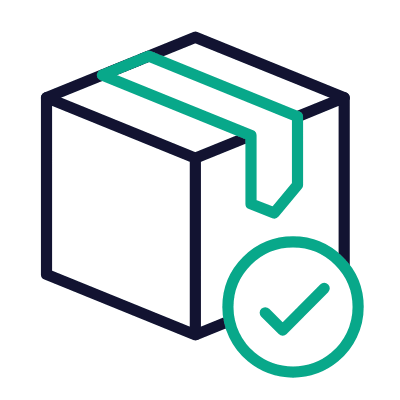 Box Check, Animated Icon, Outline