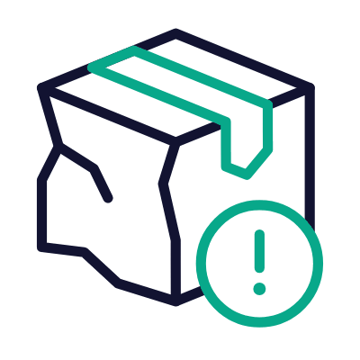 Box Damage, Animated Icon, Outline