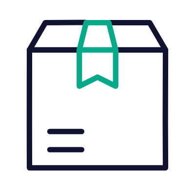Box Front, Animated Icon, Outline