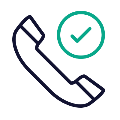Phone Check, Animated Icon, Outline