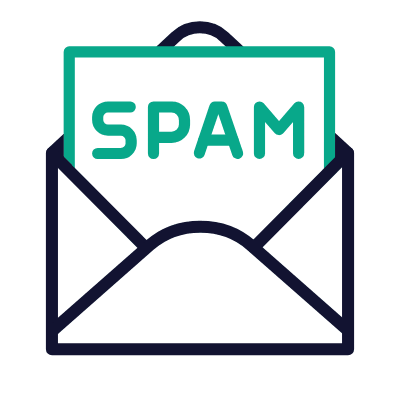 Mail Open Spam, Animated Icon, Outline